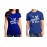 Addicted To Her Addicted To Him Couple Graphic Printed T-shirt