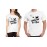 Addicted To Her Addicted To Him Couple Graphic Printed T-shirt