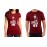 Born To Be With Her Born To Be With Him Couple Graphic Printed T-shirt