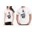 Born To Be With Her Born To Be With Him Couple Graphic Printed T-shirt