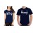 Hubby Wifey Couple Graphic Printed T-shirt
