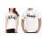 Hubby Wifey Couple Graphic Printed T-shirt