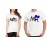 Mr Mrs Couple Graphic Printed T-shirt