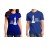 Protect Queen Trust King Couple Graphic Printed T-shirt