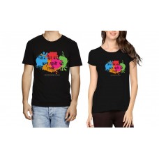 Rang Barse Pani Ko Tarse Couple T-shirt
