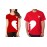 Couple Ved Heart Graphic Printed T-shirt