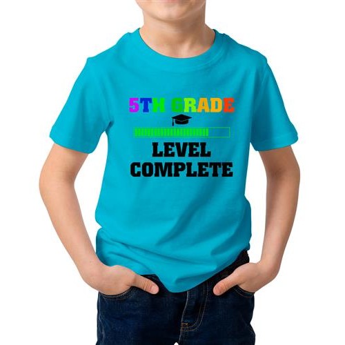 5th Grade Level Complete Graphic Printed T-shirt