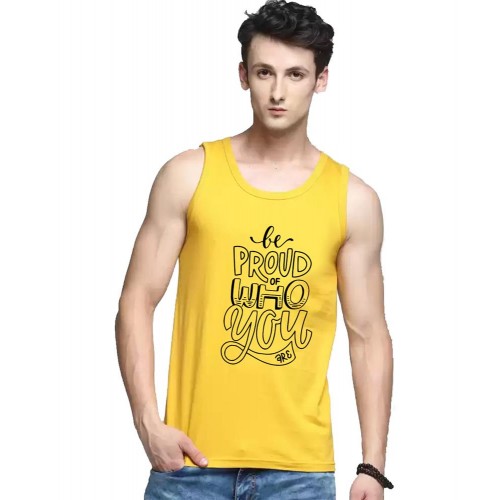 Be Proud Of Who You Are Graphic Printed Vests