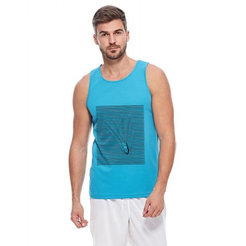 Boat Line Graphic Printed Vests
