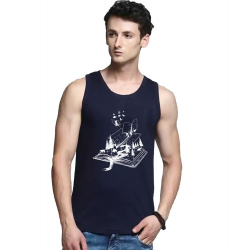 Book Nature Graphic Printed Vests