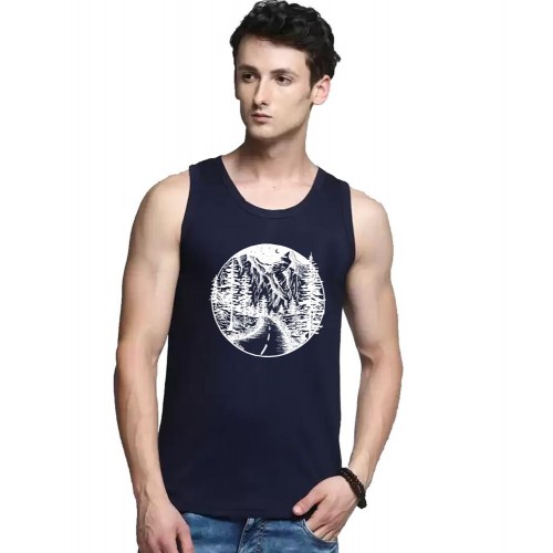 Circle Nature Graphic Printed Vests