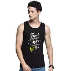 Find What You Love And Let It Kill You Graphic Printed Vests