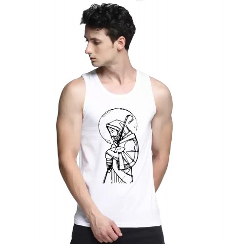 God Great Graphic Printed Vests