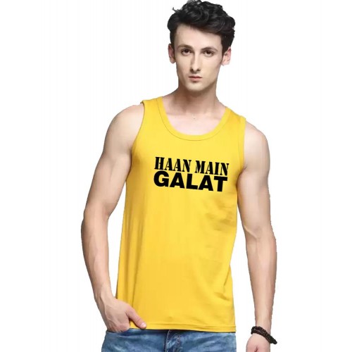 Haan Main Galat Graphic Printed Vests