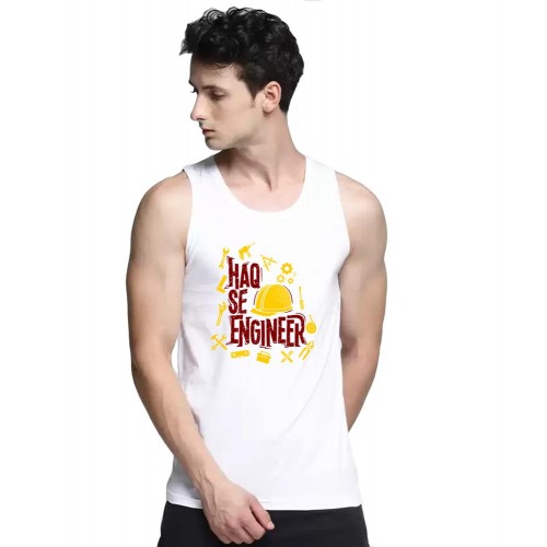 Haq Se Engineer Graphic Printed Vests