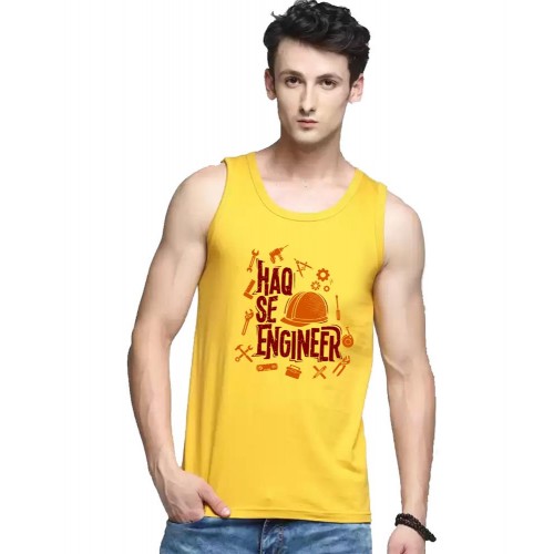 Haq Se Engineer Graphic Printed Vests