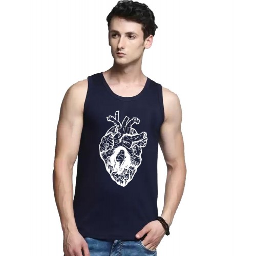 Heart Graphic Printed Vests