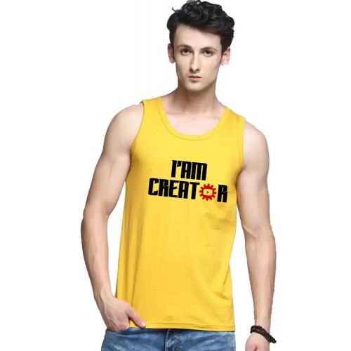 I'Am Creator Graphic Printed Vests