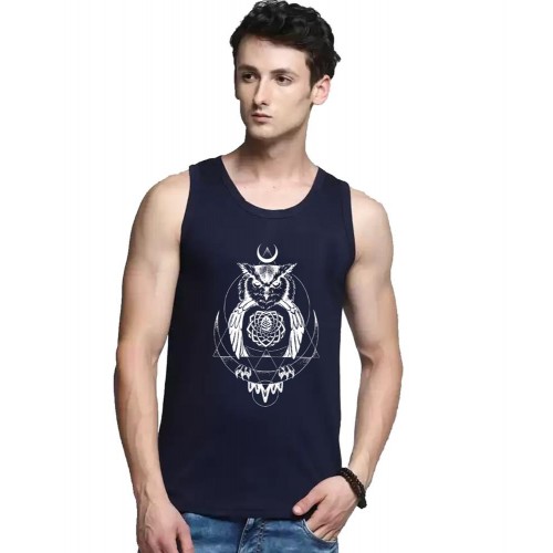 Owl Graphic Printed Vests