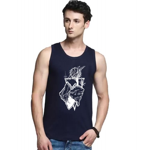Planet Stone Graphic Printed Vests