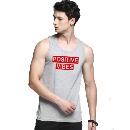 Positive Vibes Graphic Printed Vests
