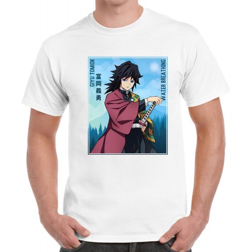 Giyu Tomiok Water Breathing Graphic Printed T-shirt