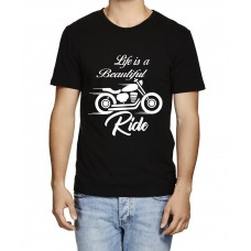 Life Is A Beautiful Ride Graphic Printed T-shirt