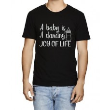 A Baby Is A Dancing Joy Of Life Graphic Printed T-shirt