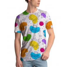 Mens All Over Printed T-shirt