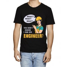 Men's An What Engineer Graphic Printed T-shirt