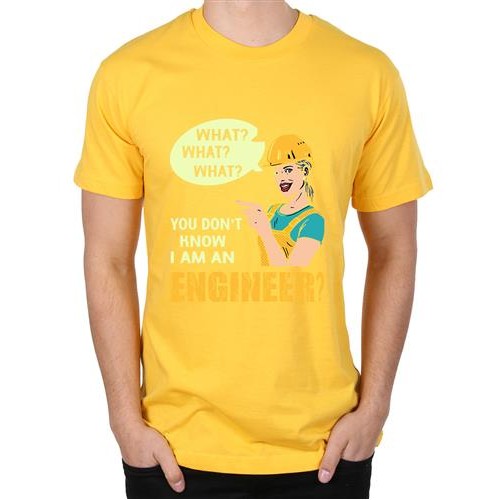 Men's An What Engineer Graphic Printed T-shirt