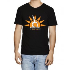 Men's Day Of Yoga Graphic Printed T-shirt