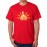 Men's Day Of Yoga Graphic Printed T-shirt