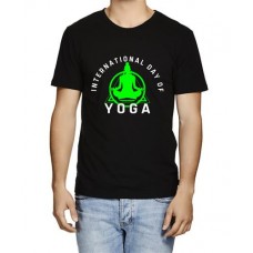 International Day Of Yoga Graphic Printed T-shirt
