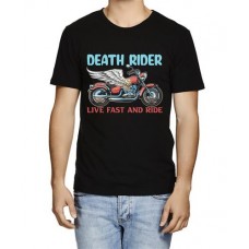Men's Death Rider Fast  Graphic Printed T-shirt