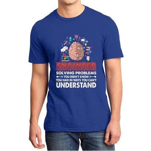 Engineer Solving Problems Graphic Printed T-shirt