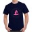 Men's Flower Yoga  Graphic Printed T-shirt