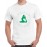 Men's Flower Yoga  Graphic Printed T-shirt