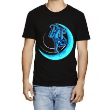 Men's Move Ride Astronaut Graphic Printed T-shirt