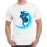 Men's Move Ride Astronaut Graphic Printed T-shirt