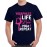 Yogaphiles Life Love Yoga Repeat Graphic Printed T-shirt