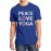 Men's Peace Love Yoga Graphic Printed T-shirt