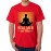 Men's Real Men Yoga Graphic Printed T-shirt