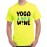 Men's Wine Yoga Graphic Printed T-shirt