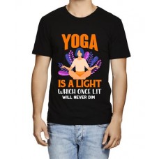 Men's Yoga A Light Graphic Printed T-shirt