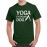 Men's Yoga Down Dog Graphic Printed T-shirt