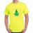 Men's Yoga Lotus Flower Graphic Printed T-shirt