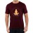 Men's Yoga Lotus Flower Graphic Printed T-shirt