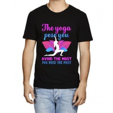 Yoga Pose Graphic Printed T-shirt