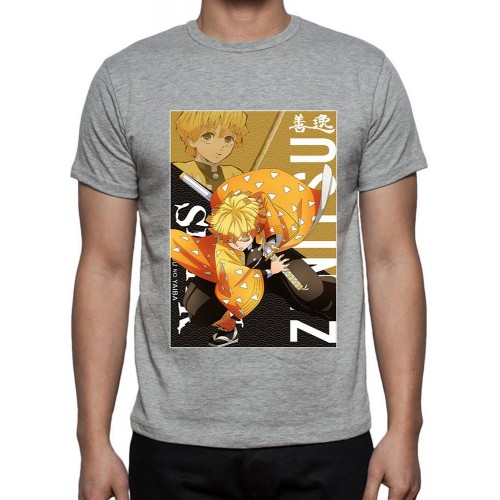 Zenitsu Demon Slayer Graphic Printed T-shirt